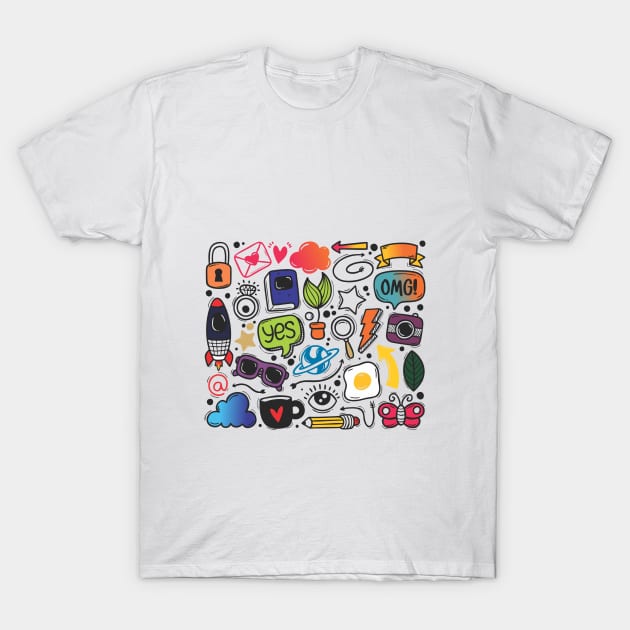 Cute Emojination T-Shirt by Gboye